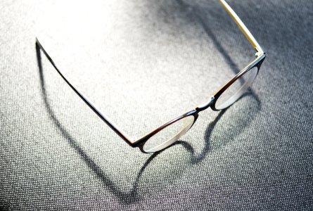Eyeglasses With Brown Frame photo