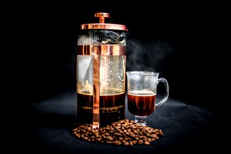 Photo Of Coffee Warmer Pump Jar Filled With Coffee