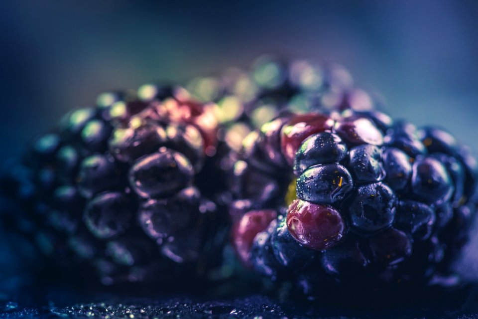 Selective Focus Photography Of Purple Fruit