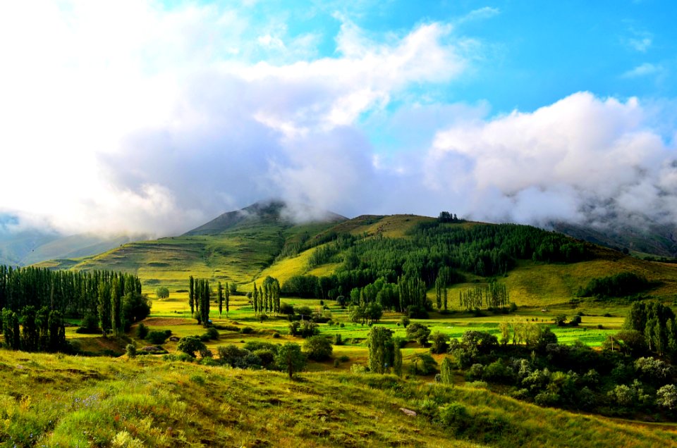 Highland Grassland Nature Sky