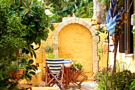 Property Courtyard Home Hacienda