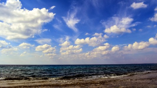 Sky Sea Cloud Horizon photo