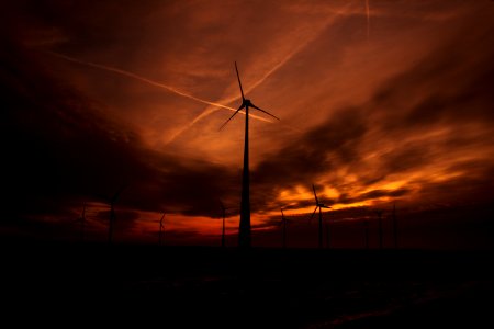Sky Wind Electricity Energy