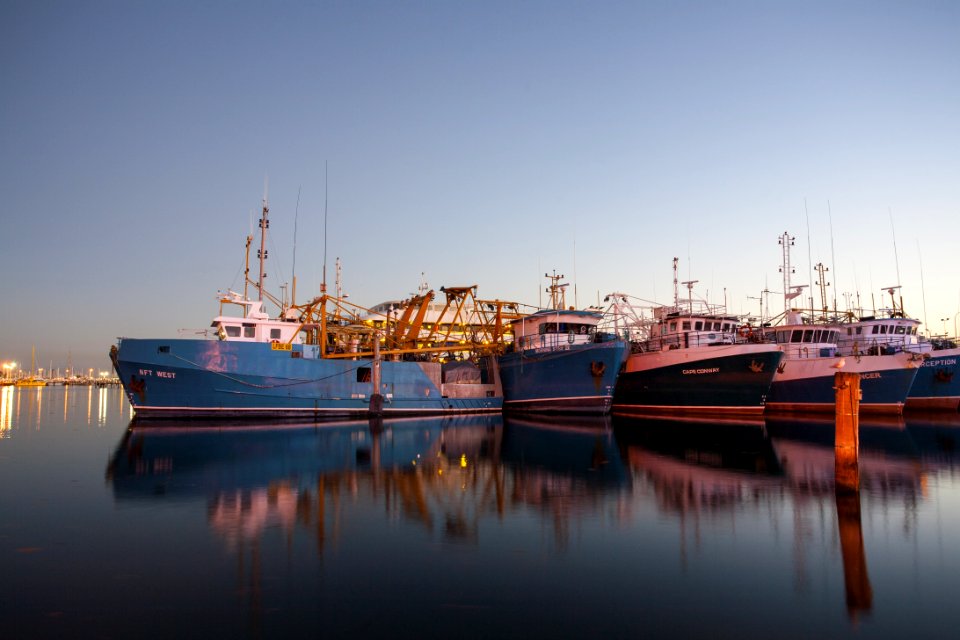 Ship Harbor Reflection Sky