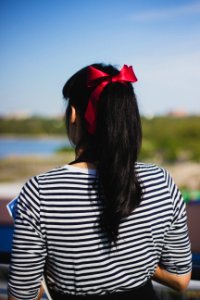 Girl Grass Landscape