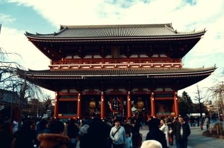 Photo Of People In Temple Japan