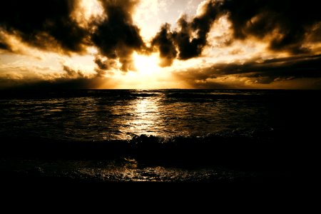 Photo Of Sea During Sunset photo