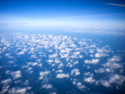 White Clouds And Blue Sky