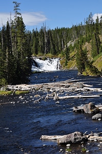 Waterfall wyoming travel
