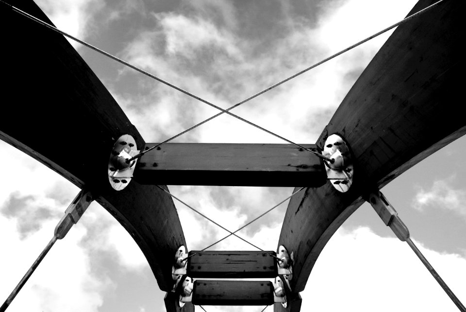 Grayscale Black Wooden Frame