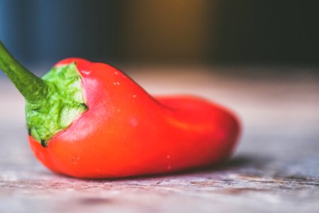Selective Focus Photo Of Red Pepper photo