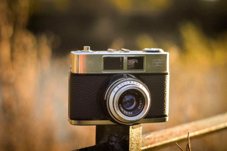 Close-up Photography Of Vintage Camera