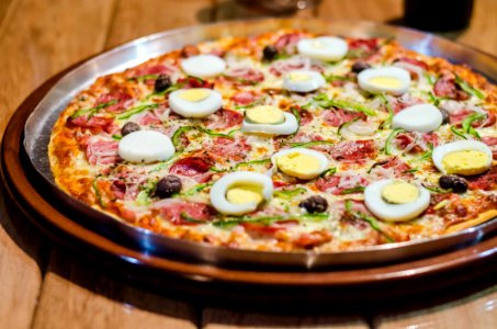Pizza With Egg Photo