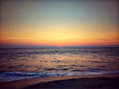 Seaside During Sun Set photo