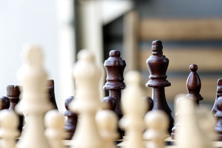 Selective Focus Photo Of Chess Set photo