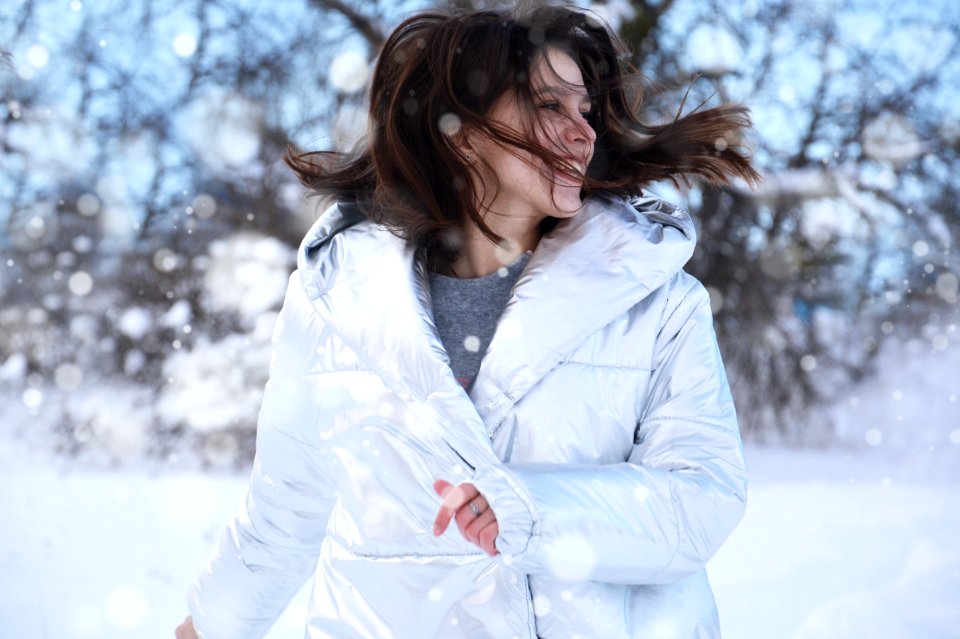 Womens White Winter Coat