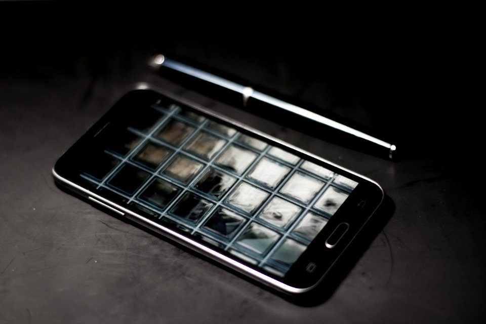 Black Samsung Android Smartphone
