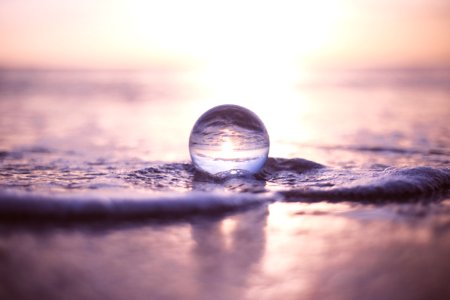 Tilt Shift Lens Photography Of Water Droplet