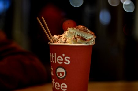 Ice Cream On Red Cup photo