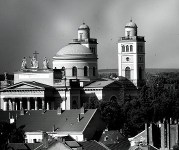 Grayscale Photography Of Cathedral photo