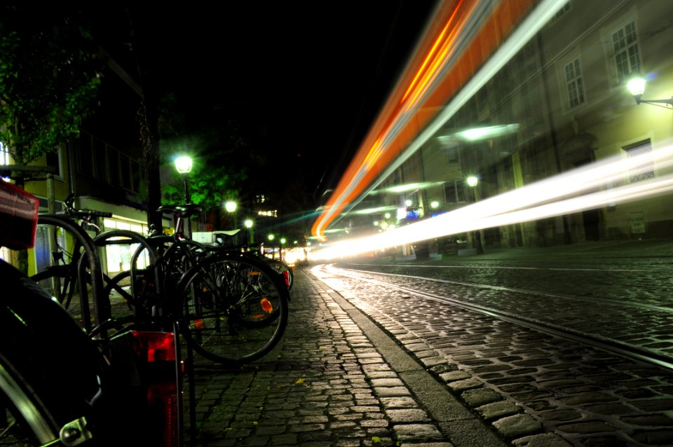 Black Bicycle Beside Pathway