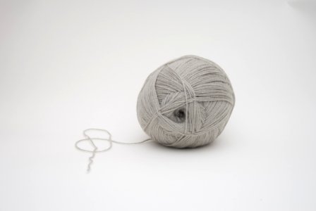 Gray Yarn Ball photo