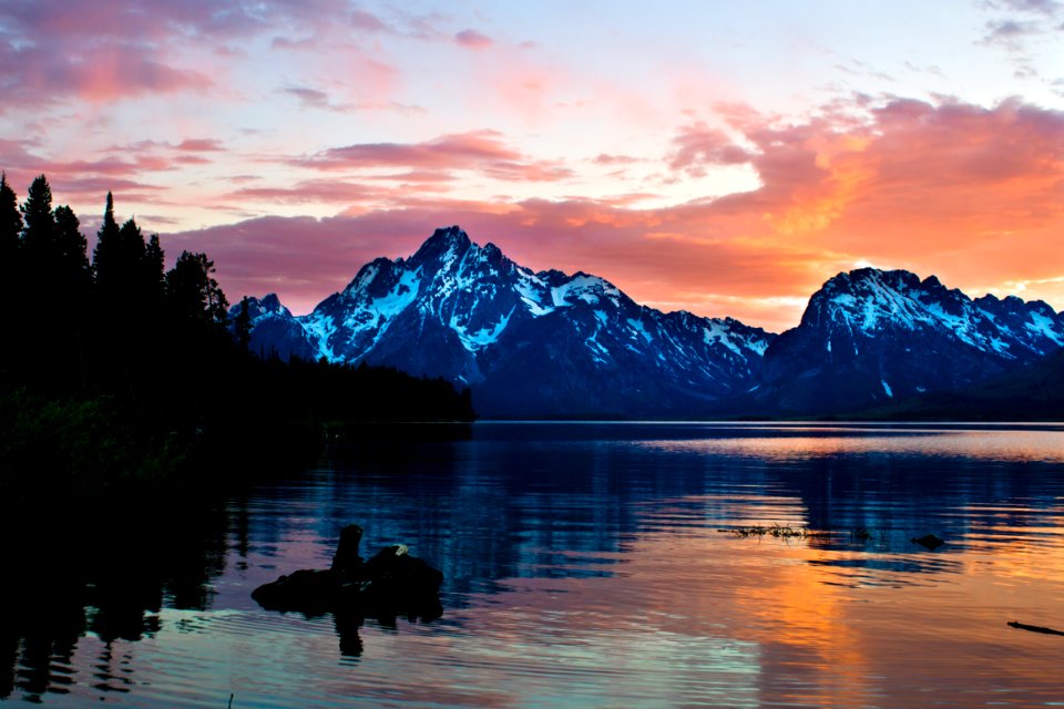 Photography Of Mountains During Dusk