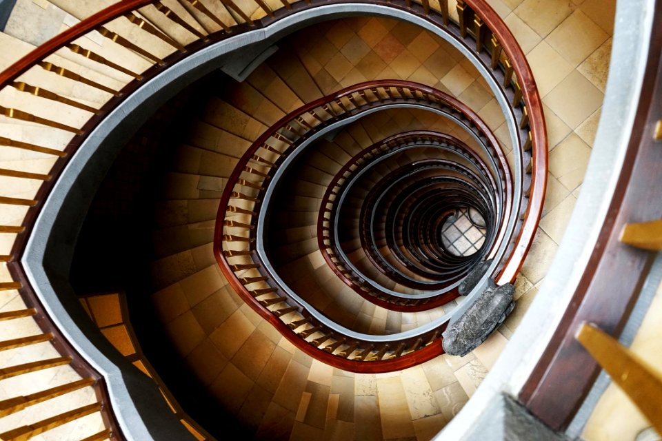 Brown Marble Stairs