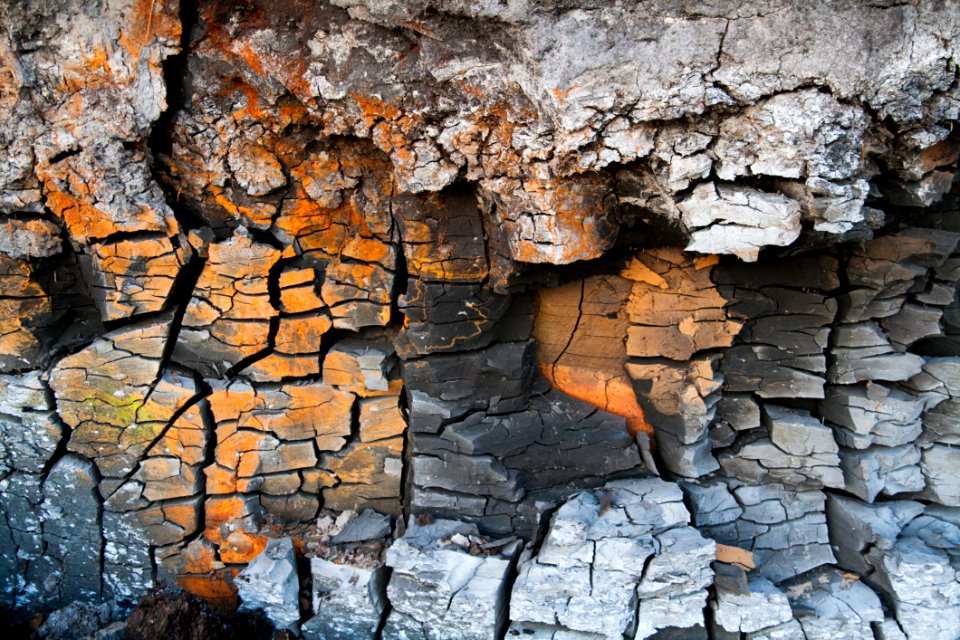 Broken Clay Close-up