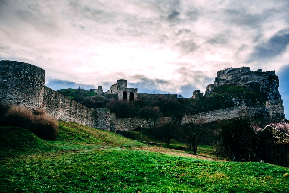 Gray Castle Under Cloudy Sky photo