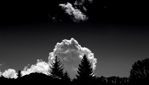 Monochrome Photography Of Clouds