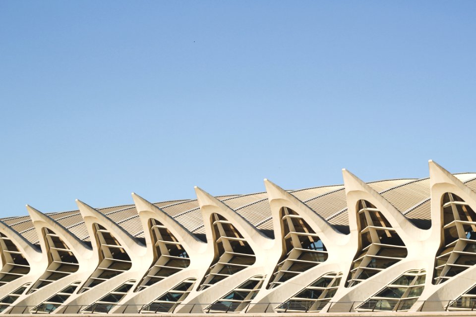 Architectural Photo Of White Concrete Building