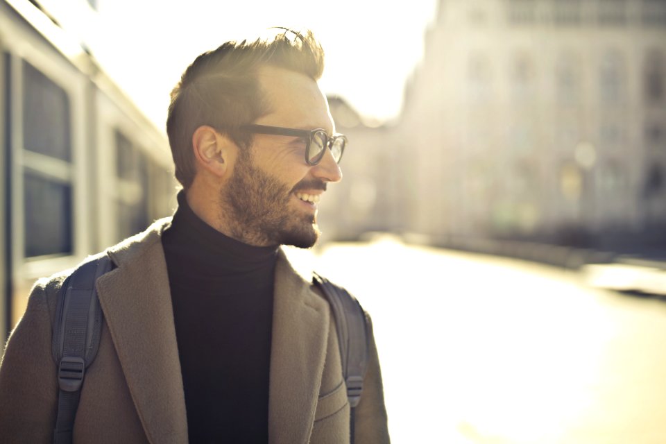 Shallow Focus Photography Of Man Wearing Eyeglasses