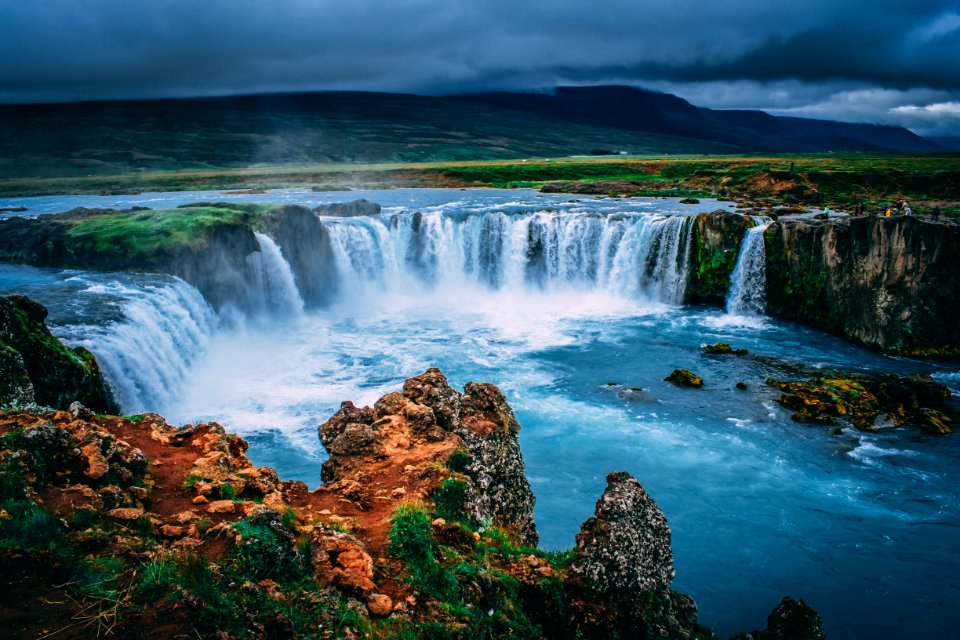 Flowing Waterfalls