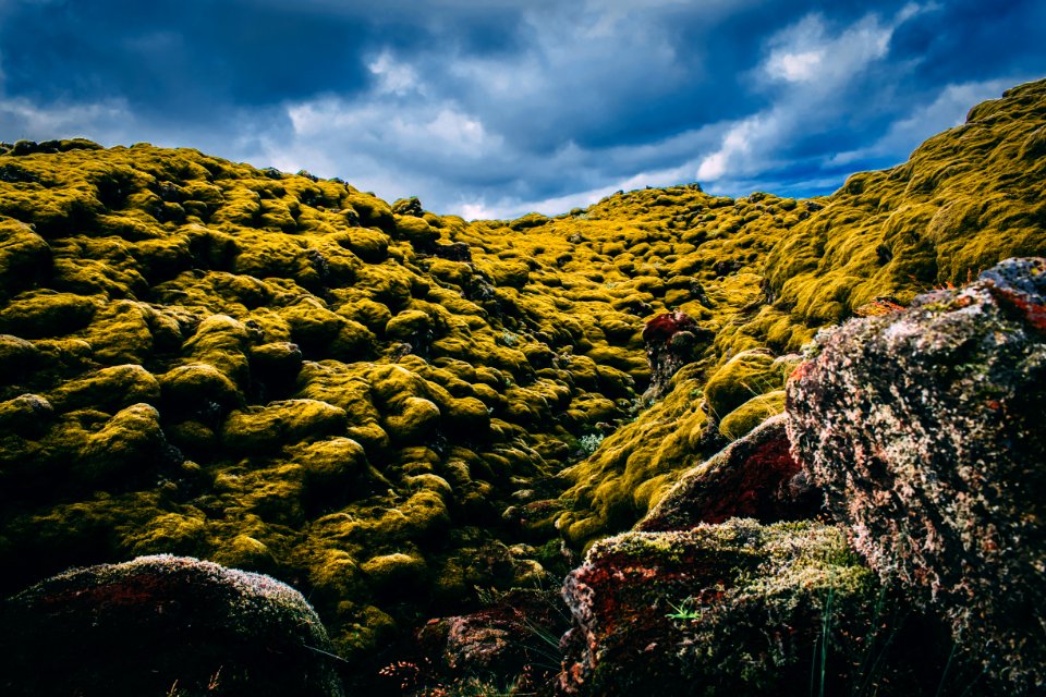 Mountain Under Cloudy Sky photo