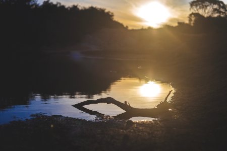 Photography Of Body Of Water During Sunset photo