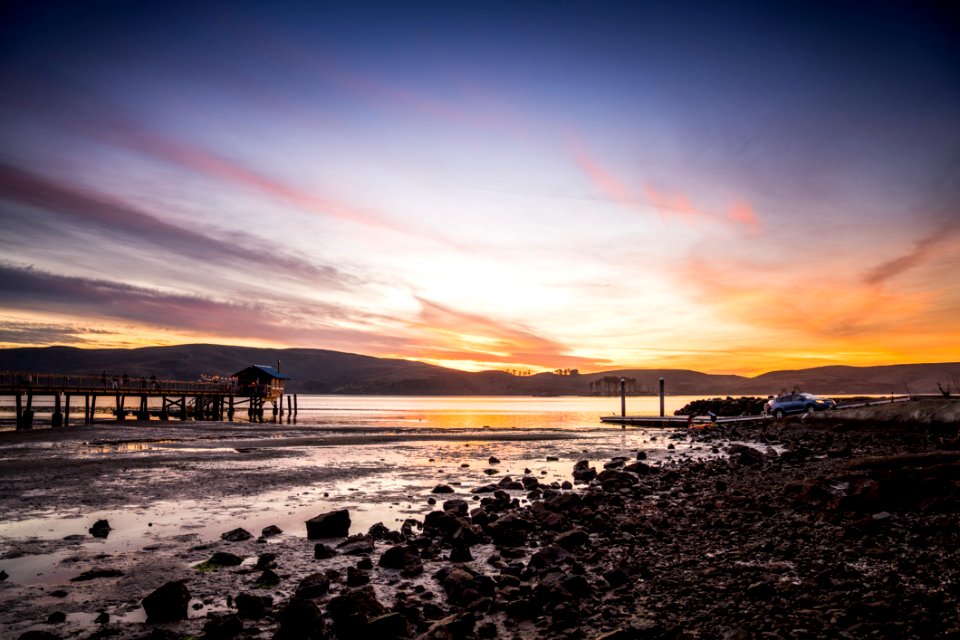 Blue Sky On Seashore