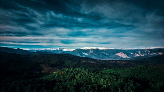 Landscape Photo Of Green Mountains photo