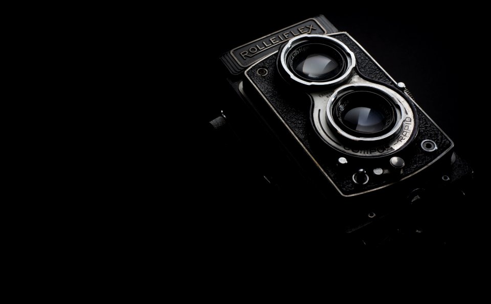 Black Rolleiflex Camera