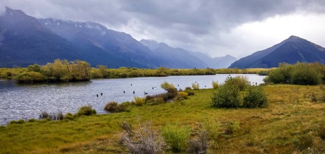 River Near Mountain photo