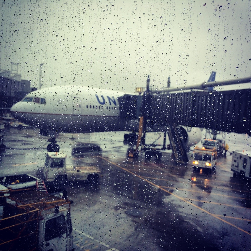 Rain travel sadness