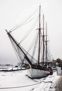 White And Brown Wooden Ship photo