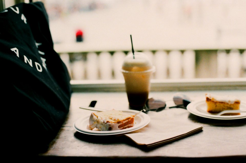 Pastry On White Plate