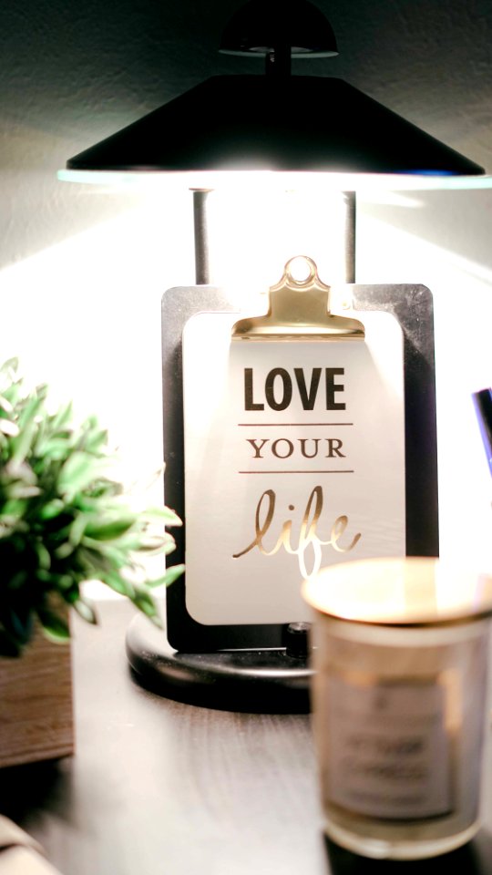 Love Your Life Clipboard Decor