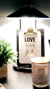 Love Your Life Clipboard Decor