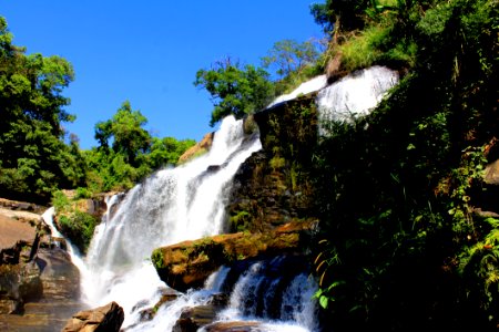 Scenic View Of Waterfalls photo