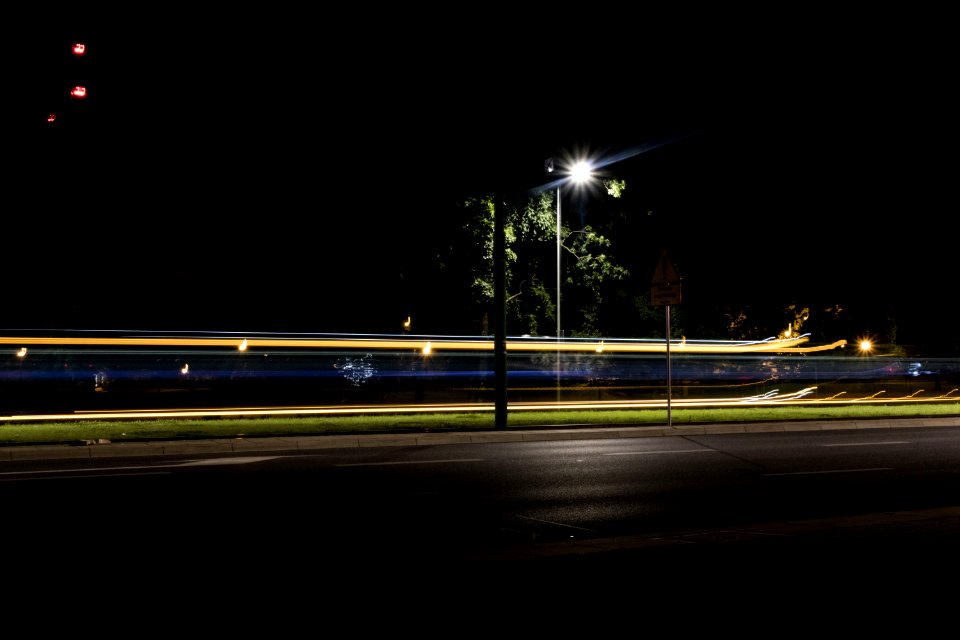 Photo Of Black Lamp Post During Nighttime