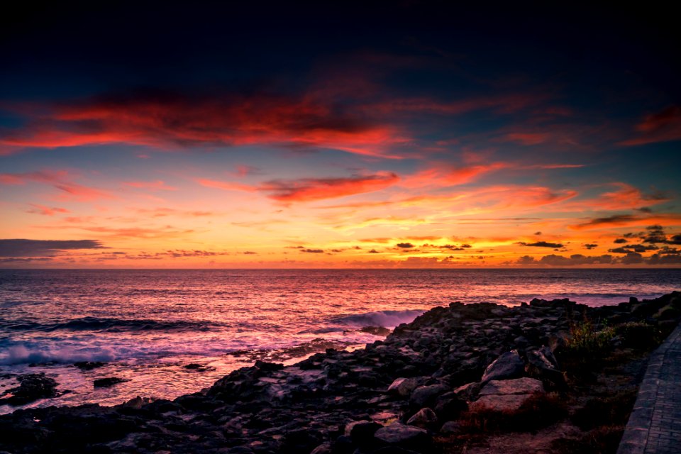 Scenic View Of The Beach photo