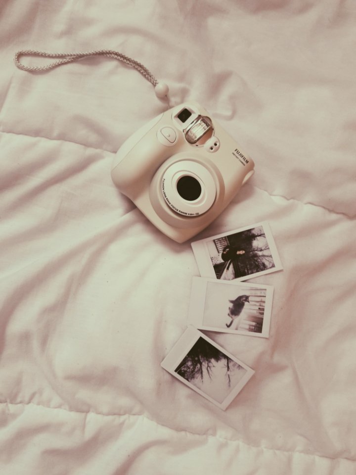 Photo Of White Fujifilm Instax Camera