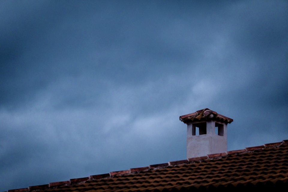 White And Brown Concrete Chimney